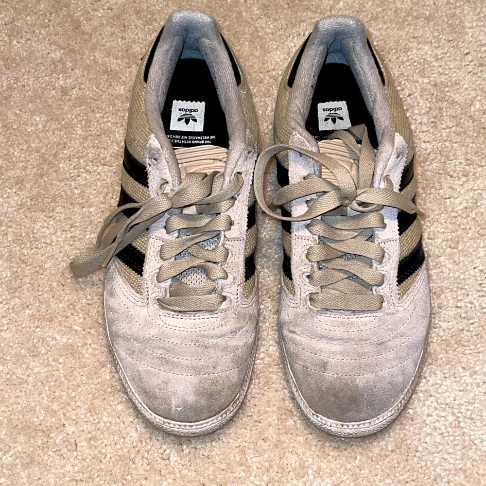 VNTG Adidas Busenitz Dust Sand HEMP Sneakers Sz Men's Skateboarding Shoes